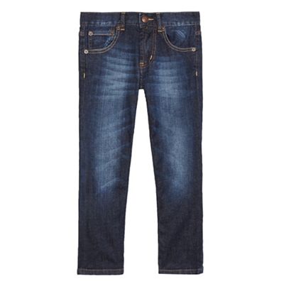 Levi's Boys' dark blue mid wash '504' jeans